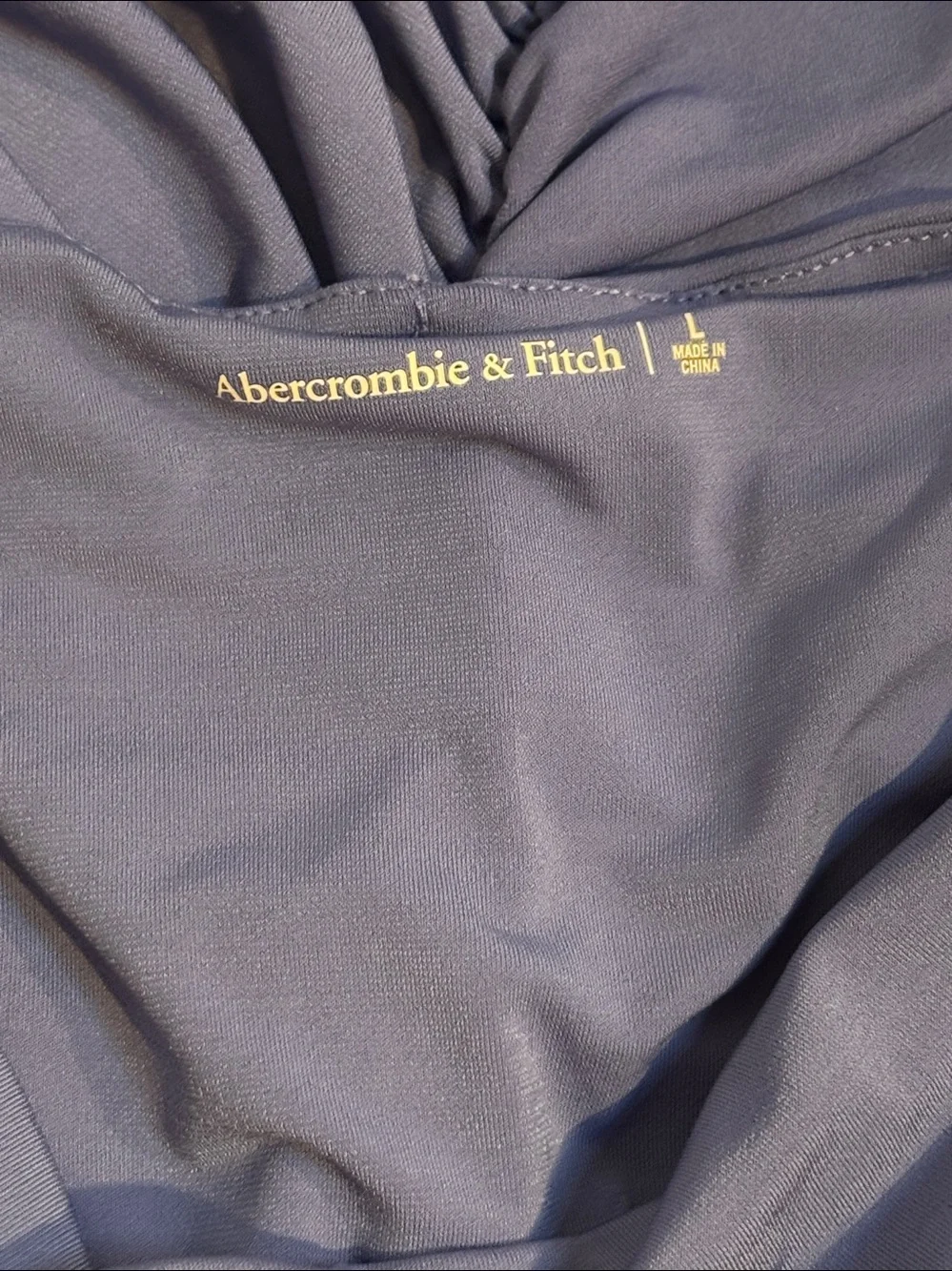 Abercrombie & Fitch ruched bodycon midi dress